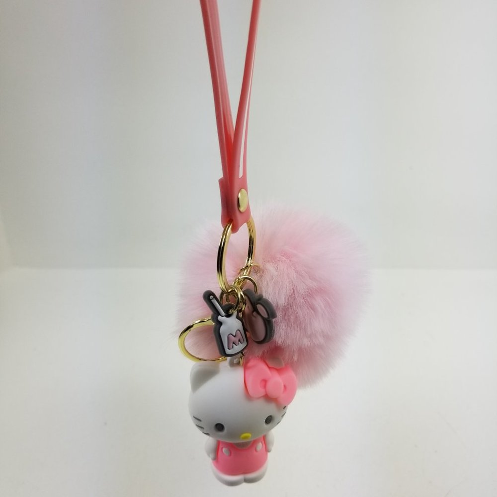 Hello Kitty Pom Pom Key Chain - Picture 6 of 11